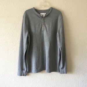 Goodfellow & Co Micro-Waffle Knit Henley Shirt